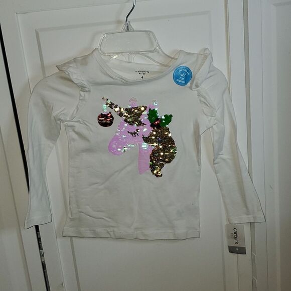 Carter's Kid Reversible Sequin Shirt - Picture 1 of 5